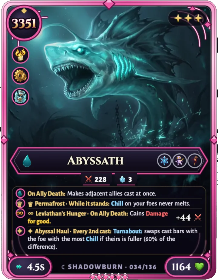 Abyssath, carta