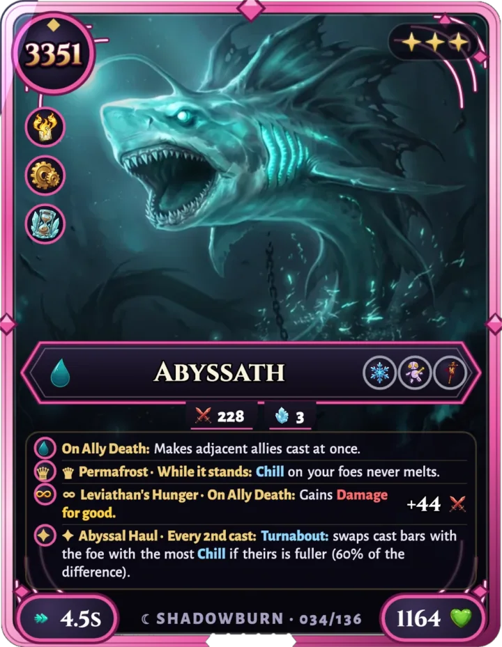 Abyssath, the Mythical Lunekin of Tide