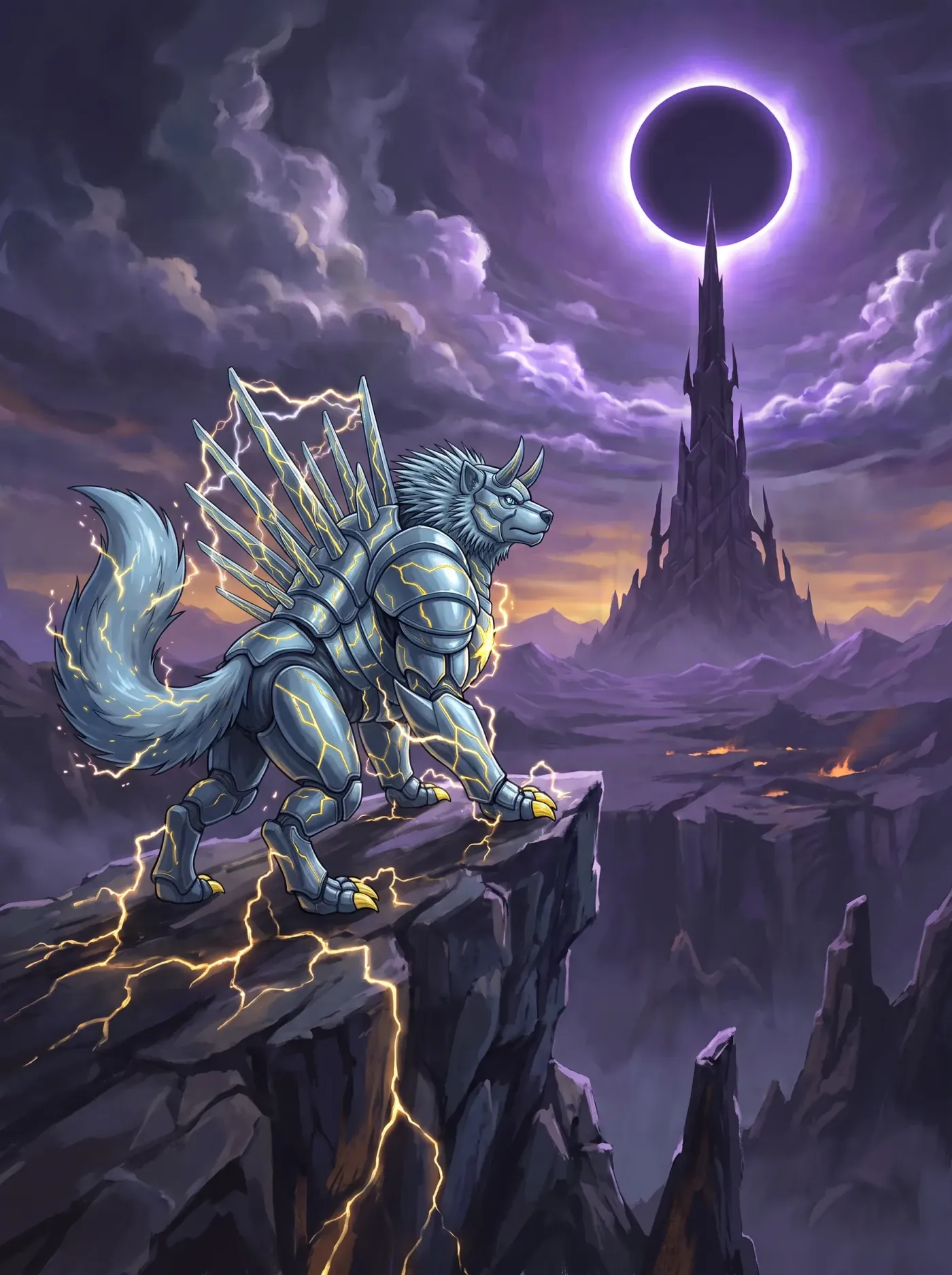 Staticlaw, a Lunekin of Spark, under the eclipse