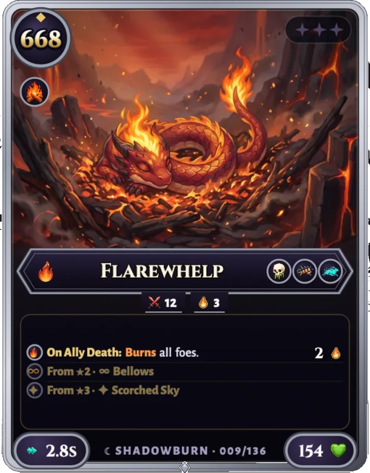 Flarewhelp ★0, card