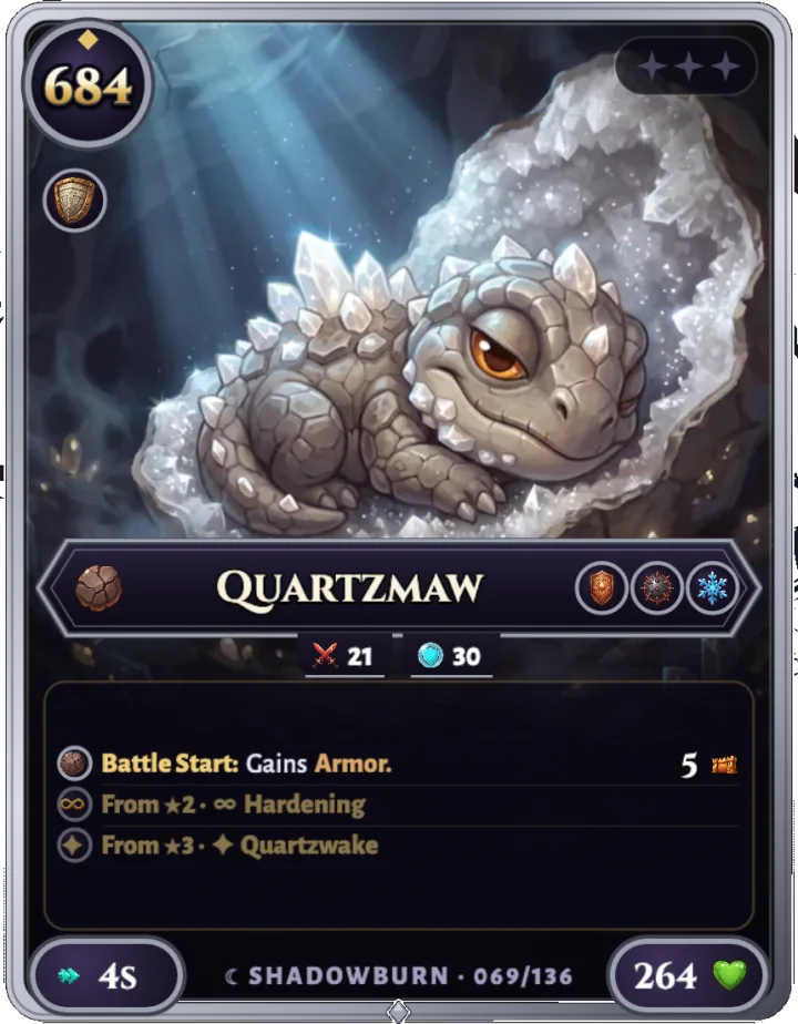 Quartzmaw ★0, card