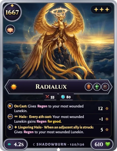 A Lunekin card