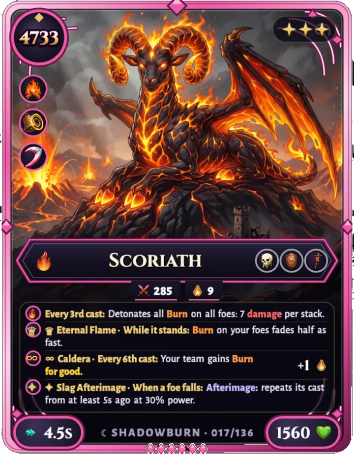 Scoriath, carta