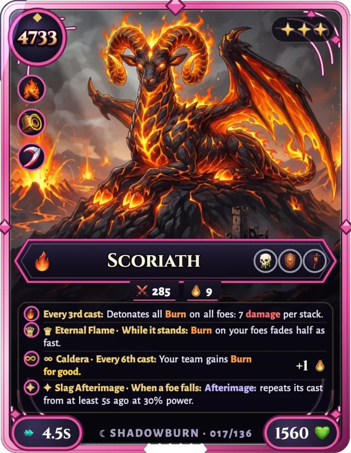 Scoriath, the Mythical Lunekin of Ember